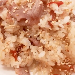 リメイク☆きんぴらごぼうの炒飯